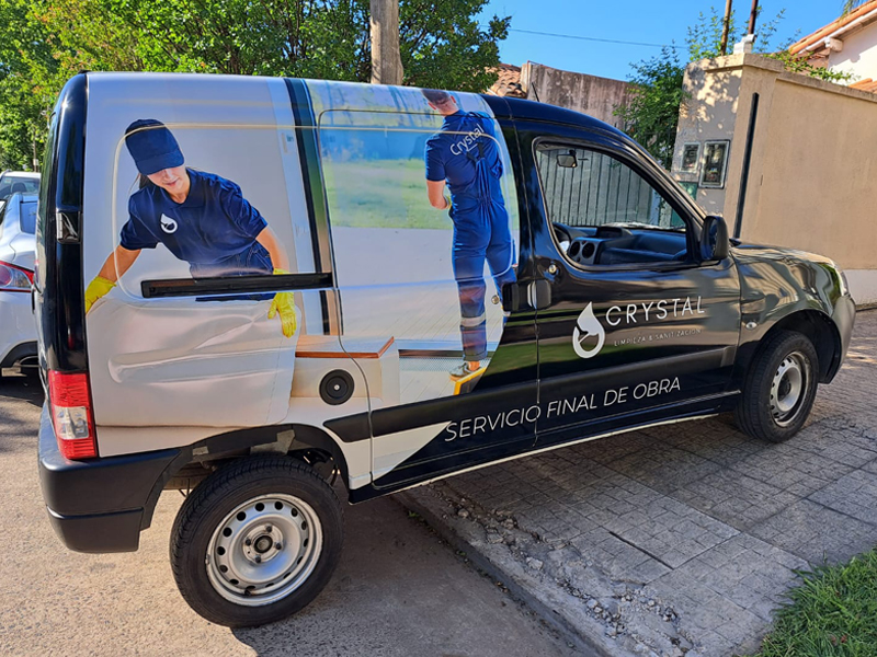 Ploteo completo impreso para publicidad — Buenos Aires