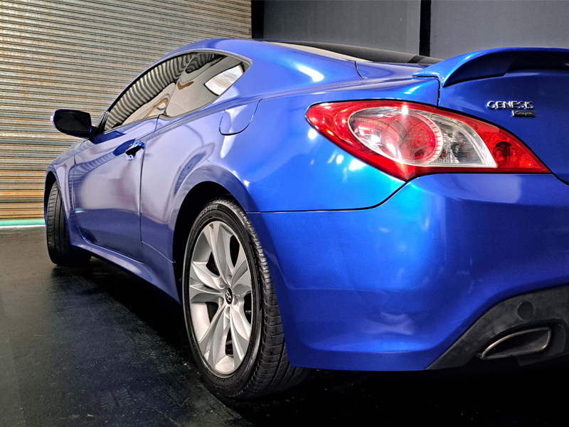 Cambio de color con vinilo azul metalizado (full wrap) — Buenos Aires