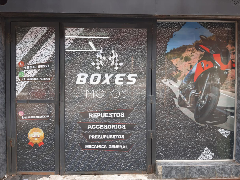 Vidriera microperforado impresion full color