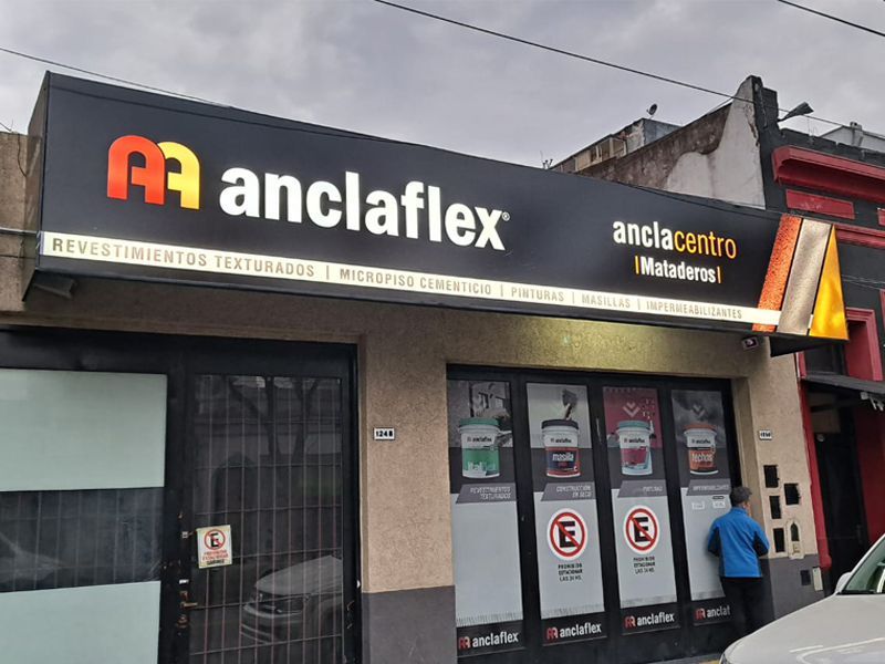 Cartel luminoso backlight